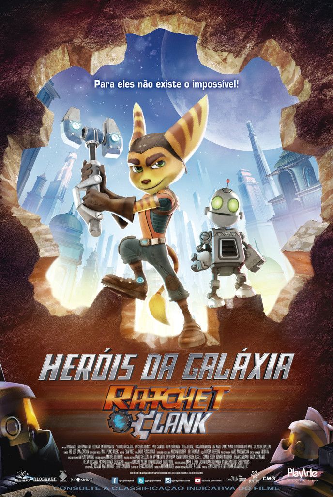 CineOrna | Heróis da Galáxia: Ratchet e Clank - PÔSTER
