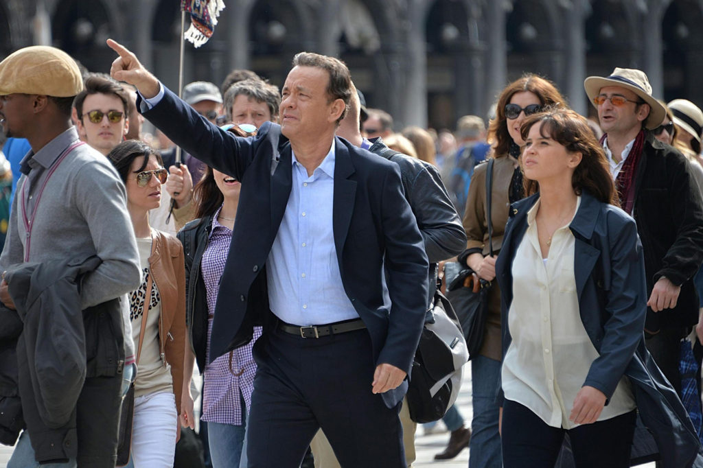 Shooting of the movie 'Inferno' in Venice
