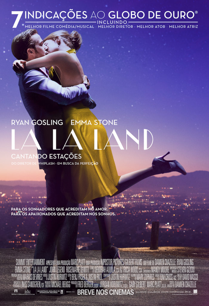 CineOrna | "La La Land" pôster Globo de Ouro