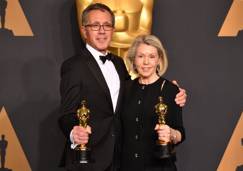 David Wasco and Sandy Reynolds-Wasco, Oscar 2017 winners for Production Design for 'La La Land"